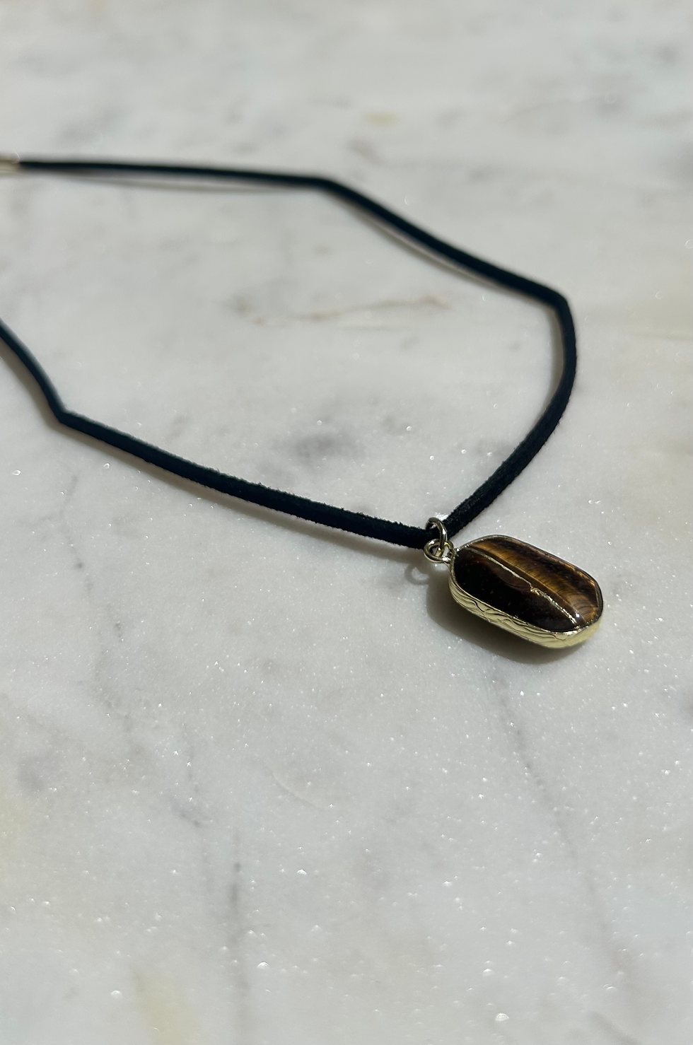 Thumbnail: Tigers Eye Pendant Necklace