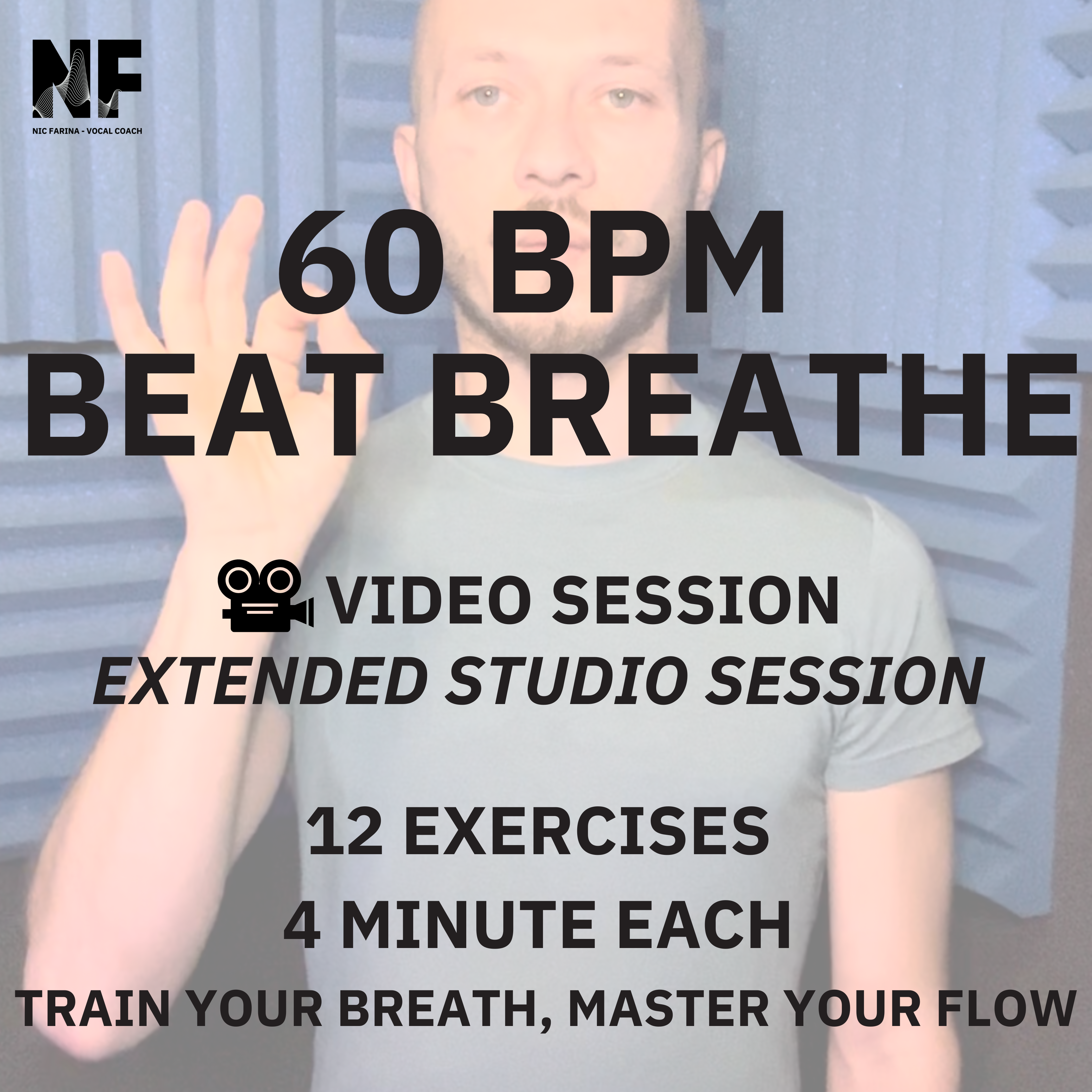 60BPM BEAT REATHE - 40 MINUTES ADVANCED - video training session