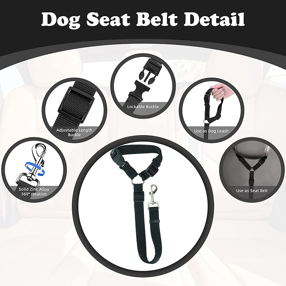 Thumbnail: HeadrestGuard™ Dog Car Tether