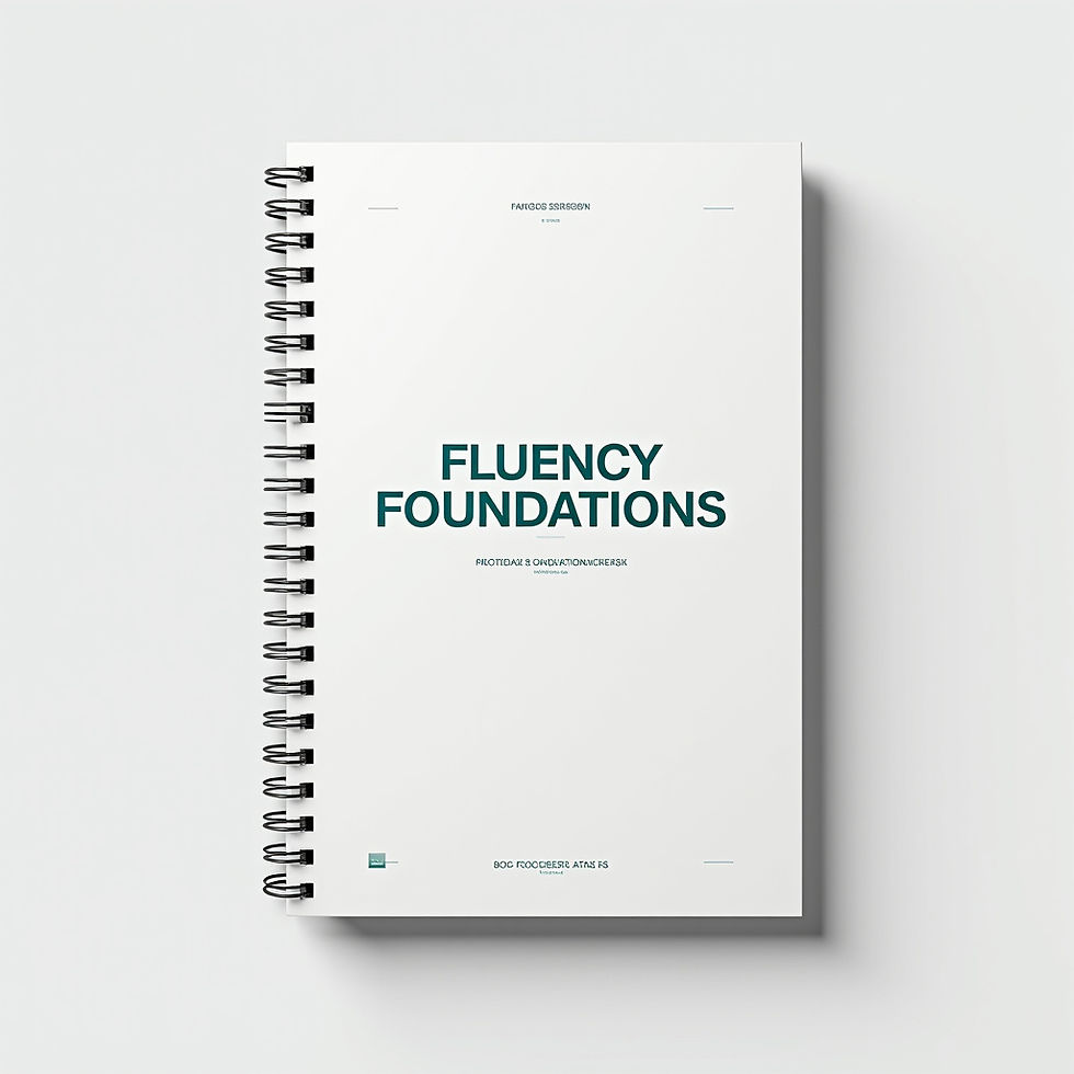 Fluency Foundations Workbook