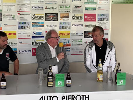 Pressekonferenz Alemannia vs. Pfeddersheim