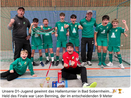 D-Jugend gewinnt Hallenturnier