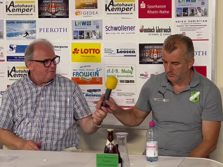 Pressekonferenz nach dem Spiel vs TuS Marienborn