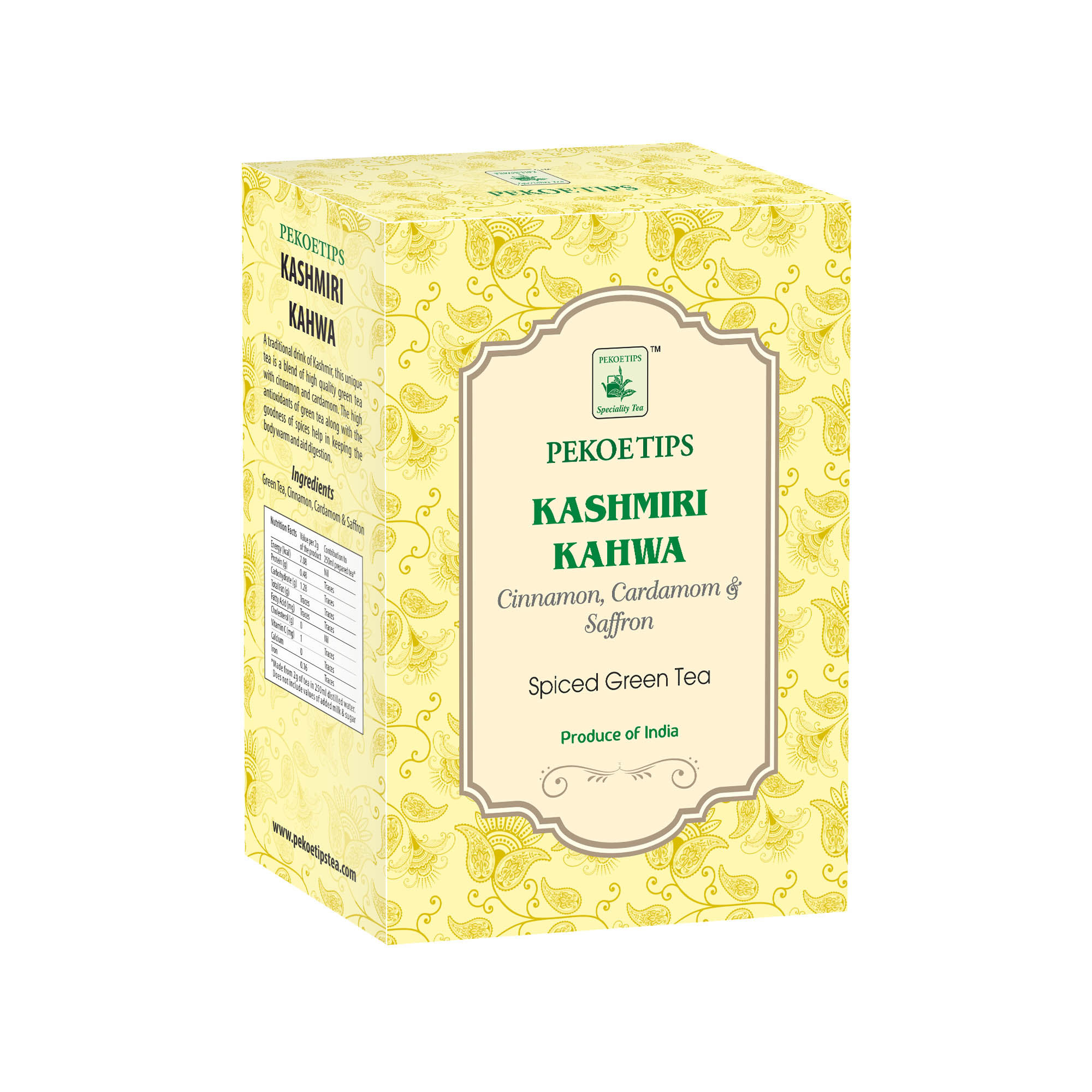 Spiced Green Tea - Kashmiri Kahwa 250gms