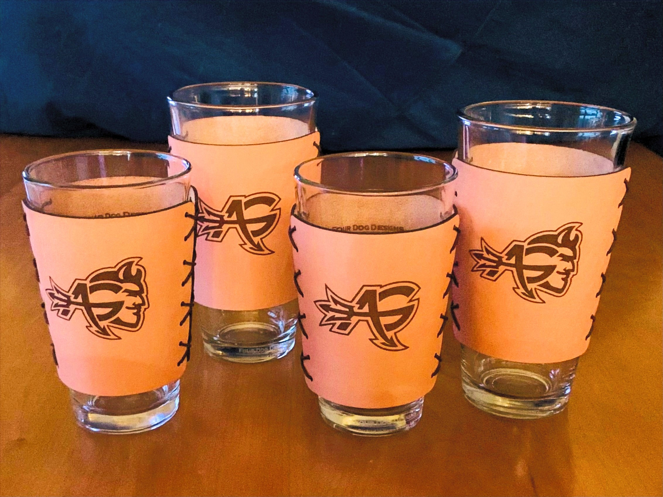 AG Leather Wrapped Pints