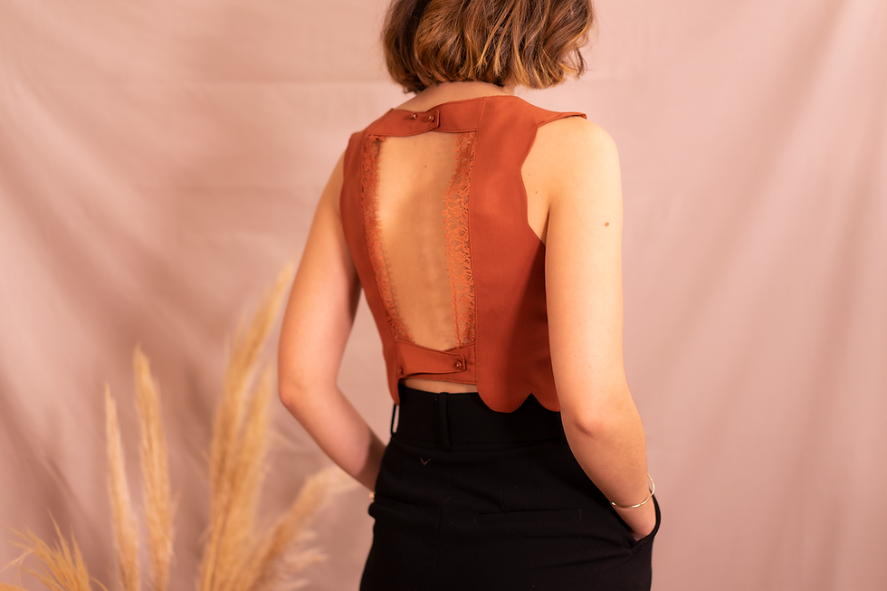 Miniature : Patron PDF du crop-top Rosa