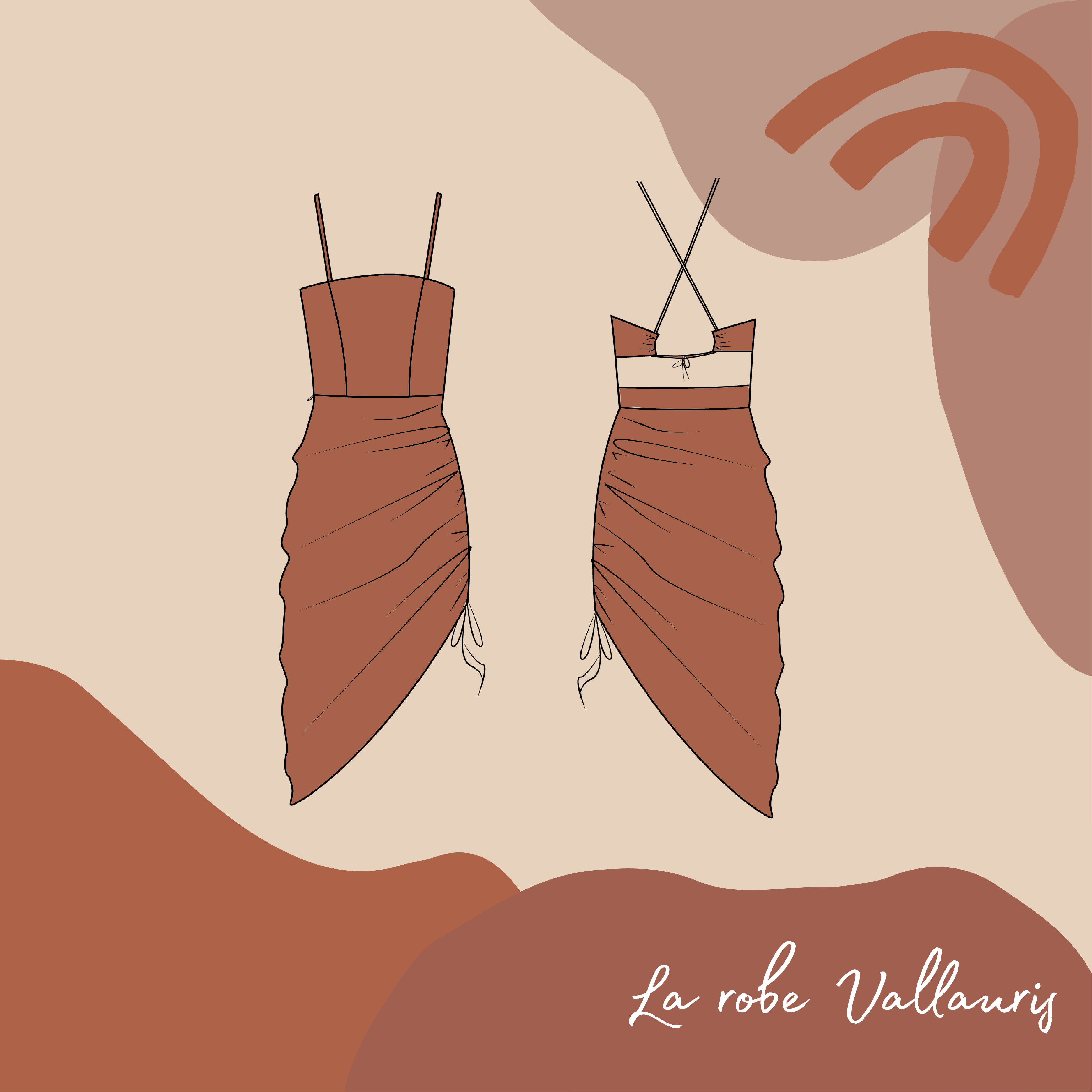 Patron PDF de la robe Vallauris