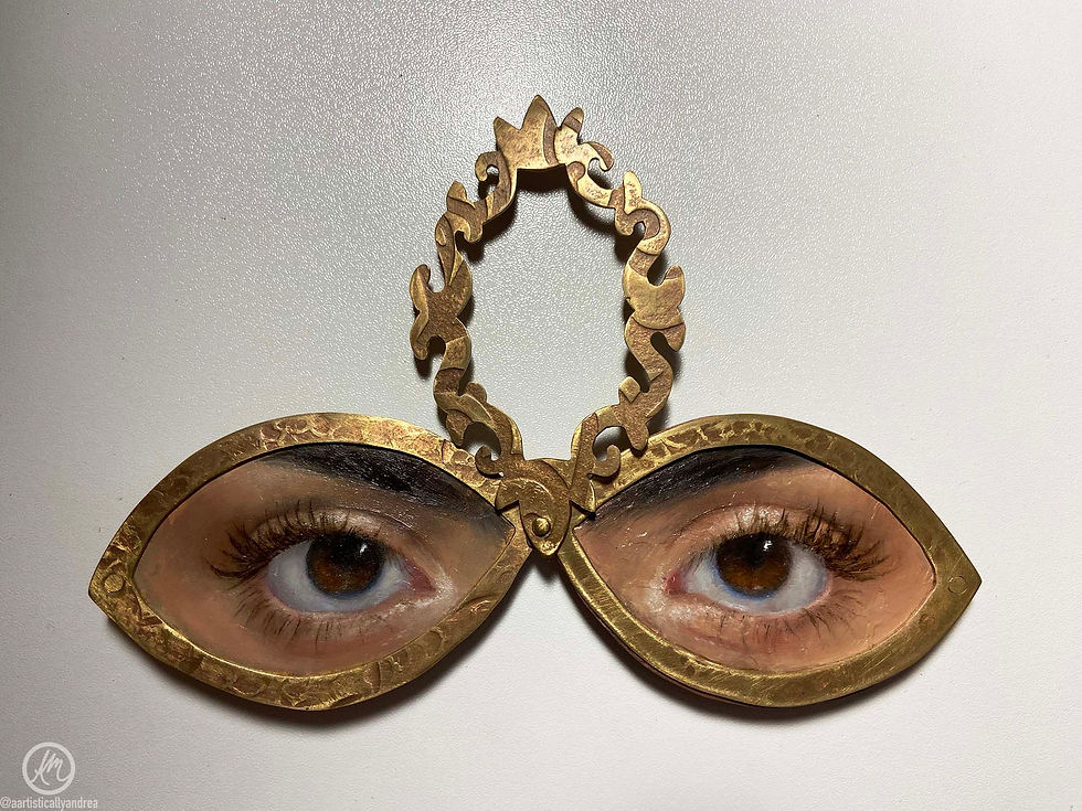 Andrea Mendoza - Lovers eye brooch