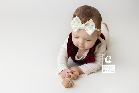 East Lansing, Michigan baby milestone photographer 