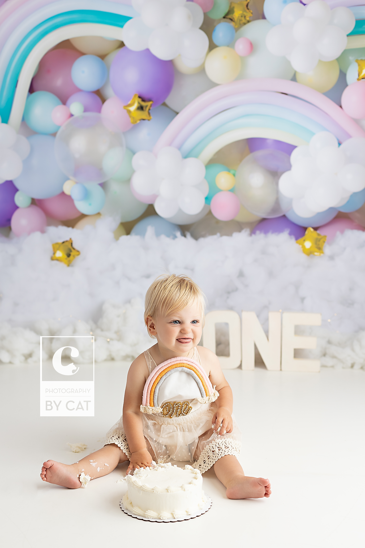 East Lansing, Michigan cake smash photos