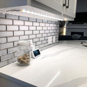 Flower Mound, TX kitchen countertop and backsplash remodeling