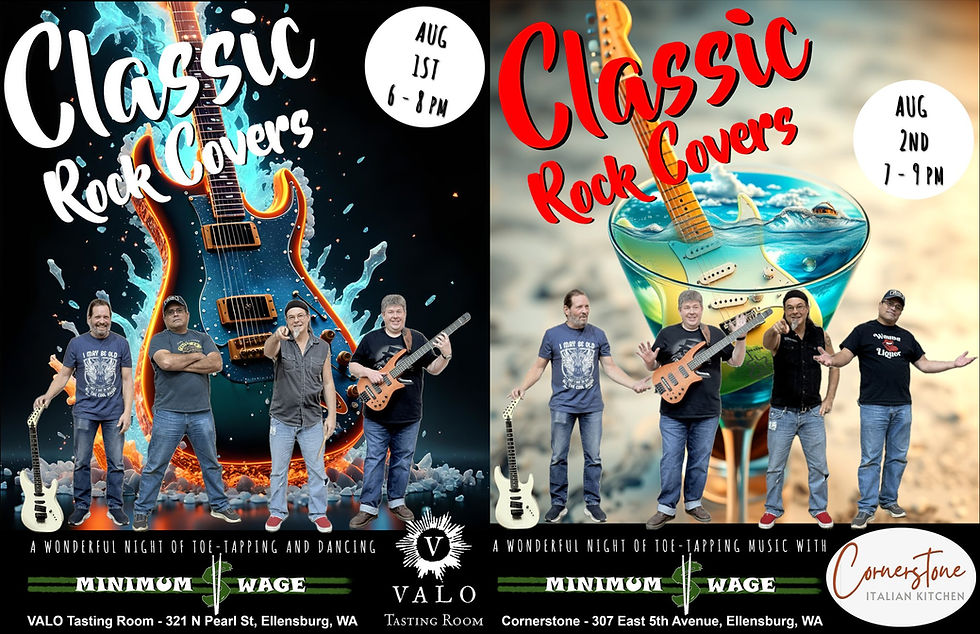 Minimum Wage Band plays 2 venues in Ellensburg this weekend