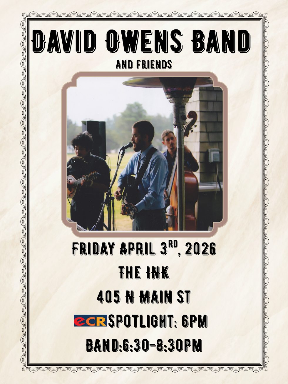 Local Live Music and Happenings Kittitas County.  April 2nd--April 9th