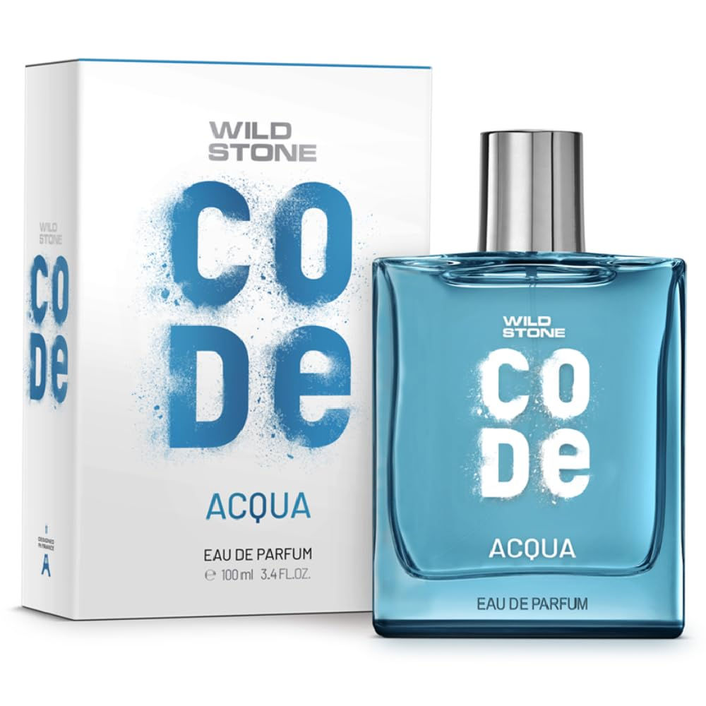 AS Wild Stone CODE Acqua Perfume for Men, 100ml l Long-Lasting Eau De Parfum hav
