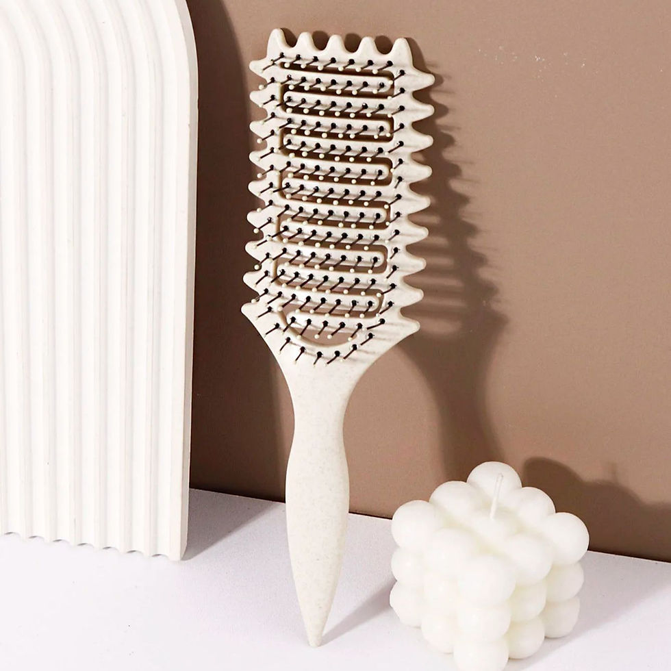 Thumbnail: Curl defining styling brush with vented design for curly and wavy hair