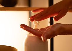 Massage à l'huile chaude