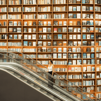 Südkorea Bibliothek