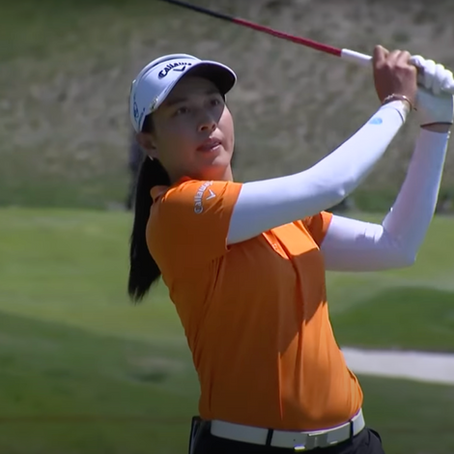 Jeeno Thitikul swinging