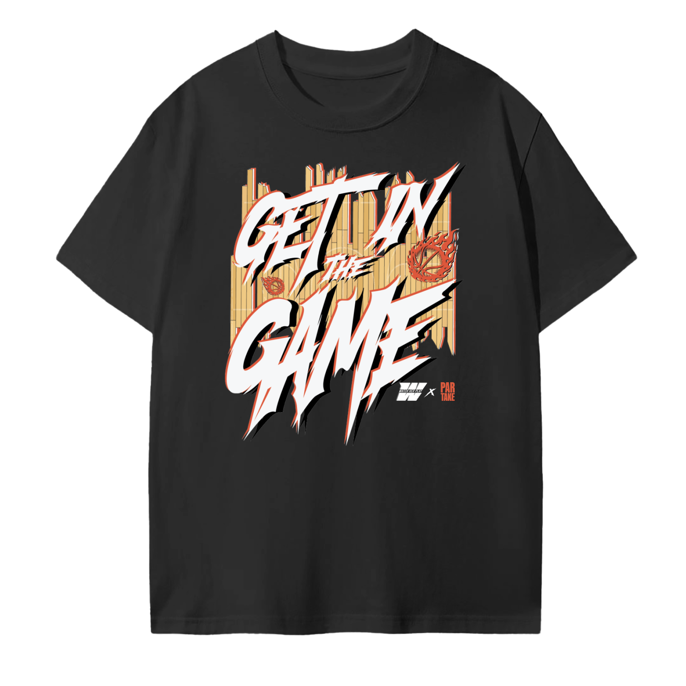 Watch Her Play x Partake Sports | Get In The Game | Black Tee