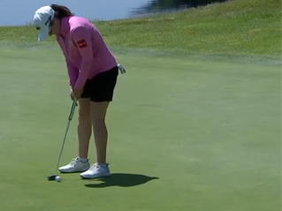 Leona Maguire putting