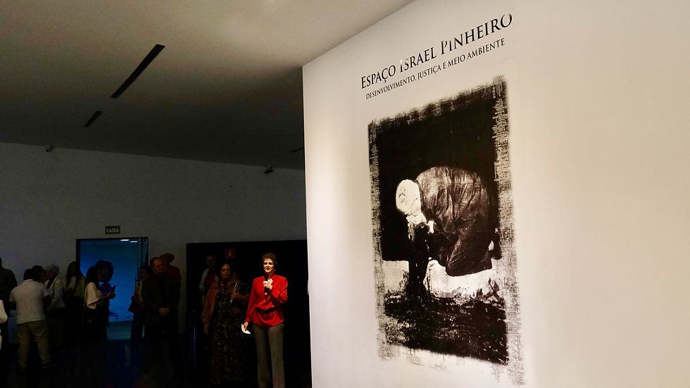 Maria Paula Pinheiro, diretora do Espaço Israel Pinheiro - EIP, recebeu os convidados em nome da Fundação Israel Pinheiro - FIP, responsável pelo espaço. Créditos: Alexandre Pereira Diniz dos Mares Guia