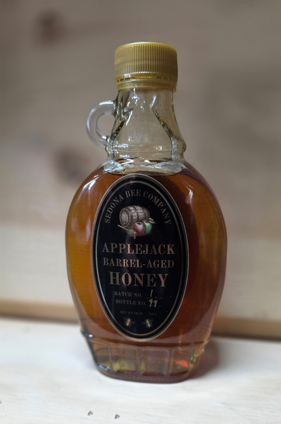 Applejack Barrel Aged Honey