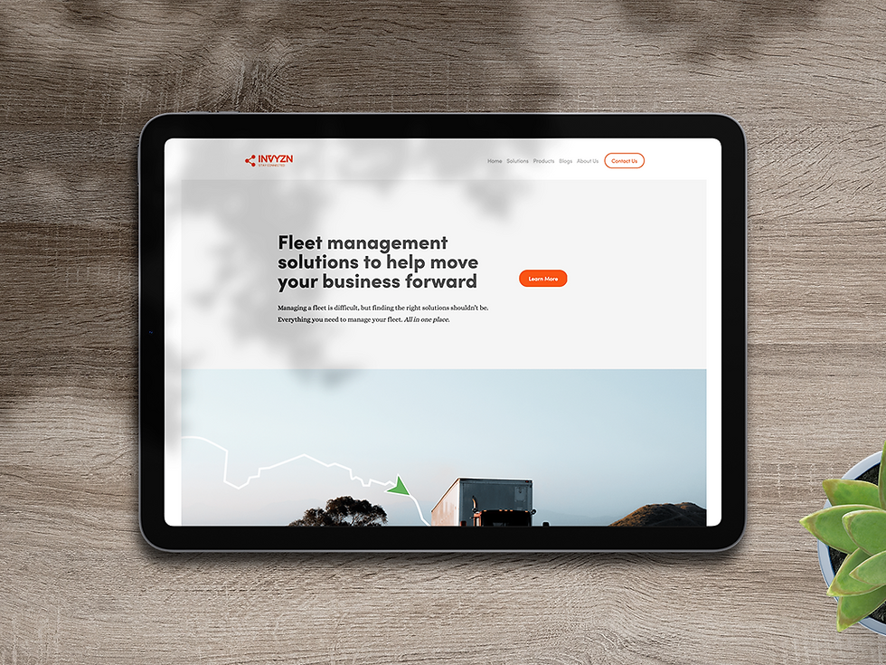Invyzn Mockup site