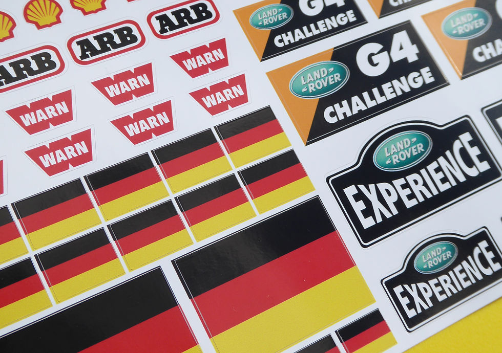 Thumbnail: RC Rock Crawler 'CAMEL TROPHY TEAM GERMANY' 10th scale stickers decals RC4WD
