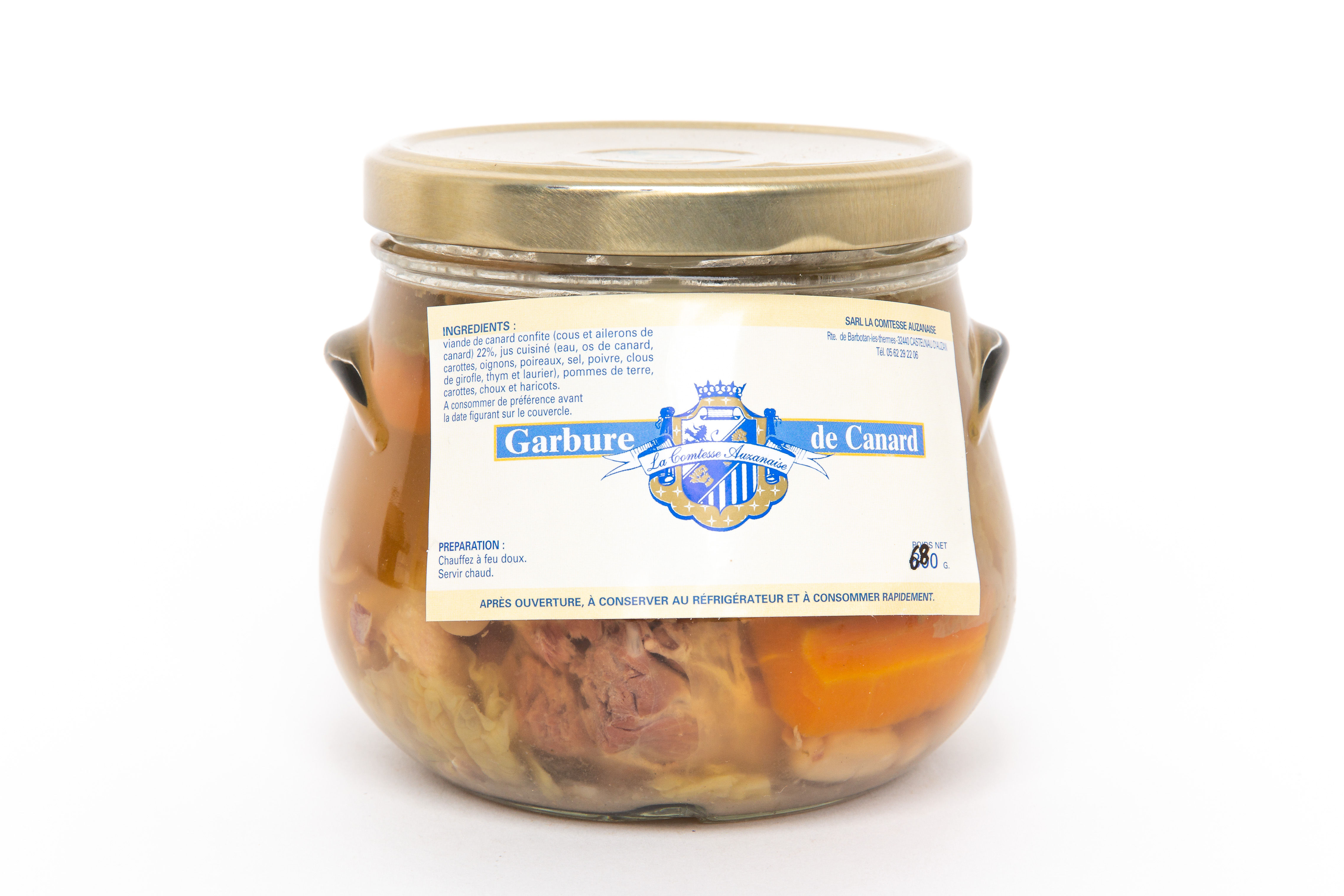 Garbure (Soupe paysanne) - 1 personne (680g)