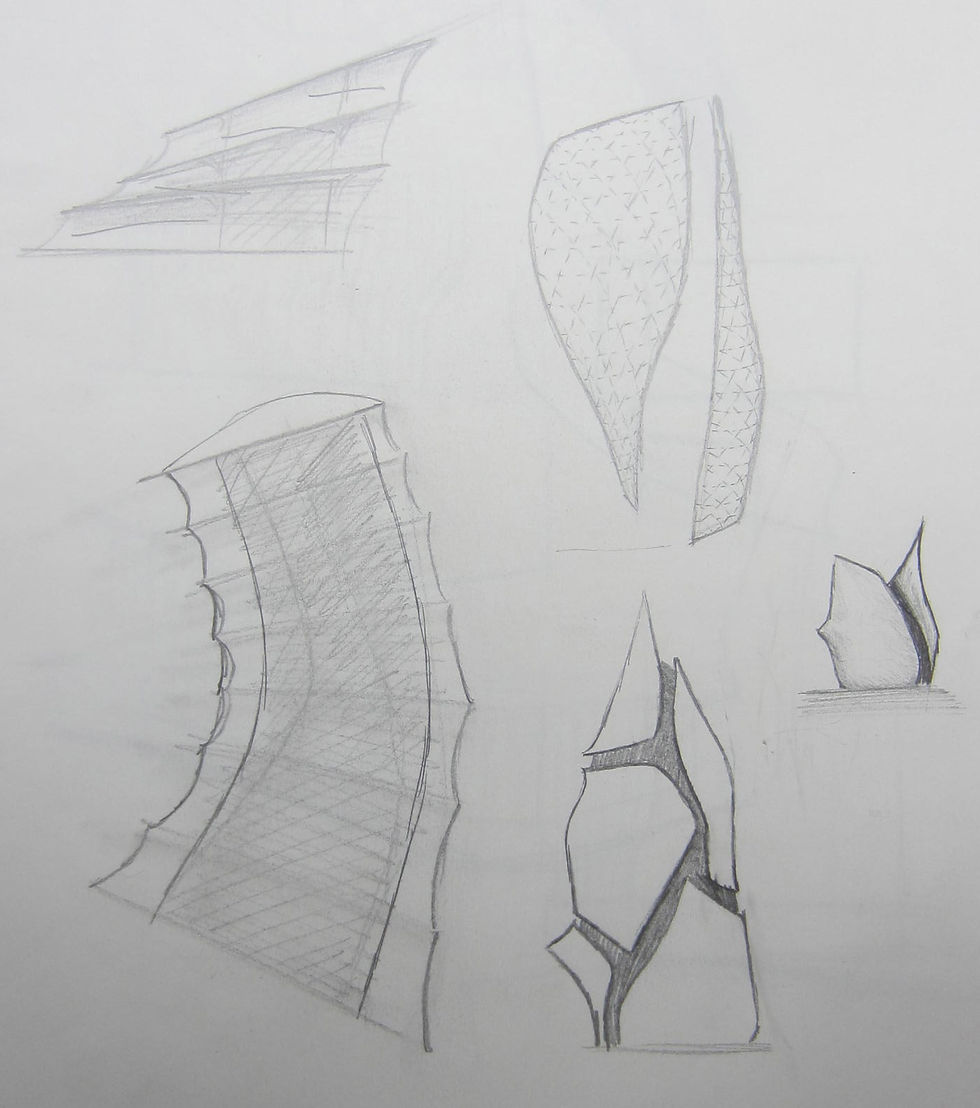 ceramic form in architecture