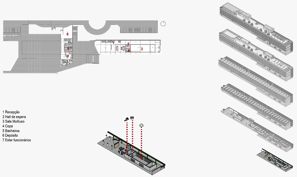 Habitação Estudantil - Térreo