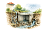 Infiltrations parking cave sous-sol