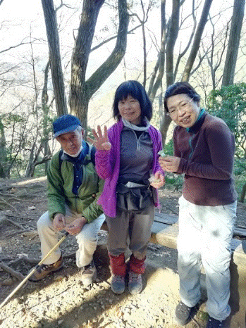 2022年12月　月例山行　伊豆ヶ岳　幻の4班