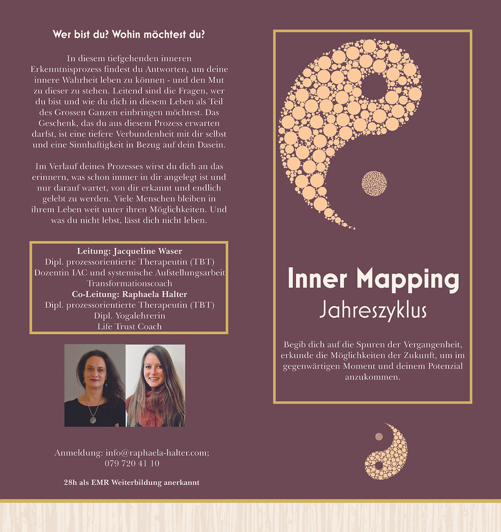 Inner Mapping Holistic Healing Raphaela Halter Zürich
