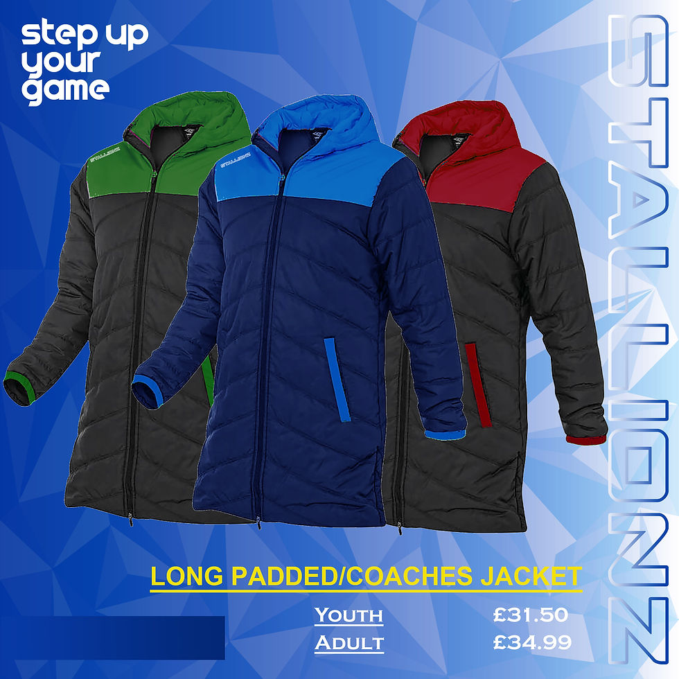 STALLIONZ-TEAM PUFFER LONG JACKET