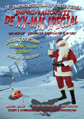 Persuitnodiging: Improv-Asion XII - The XX-Mas Special