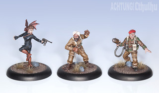 Miniatuurbespreking: Achtung! Cthulhu Allied Investigators Pack 2