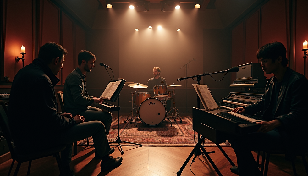 Recording battle sequences.