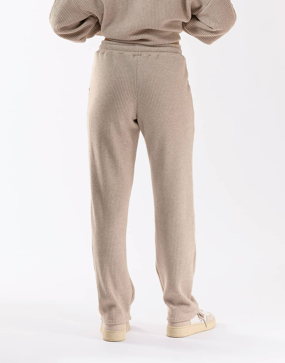 Miniature : PANTALON EN MAILLE TRICOT LUREX FRILEUSE 680 BEIGE - LE CHAT
