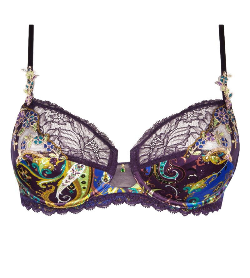 Miniature : SOUTIEN-GORGE DENTELLE CASHMER EMAUX CASHMER - LISE CHARMEL