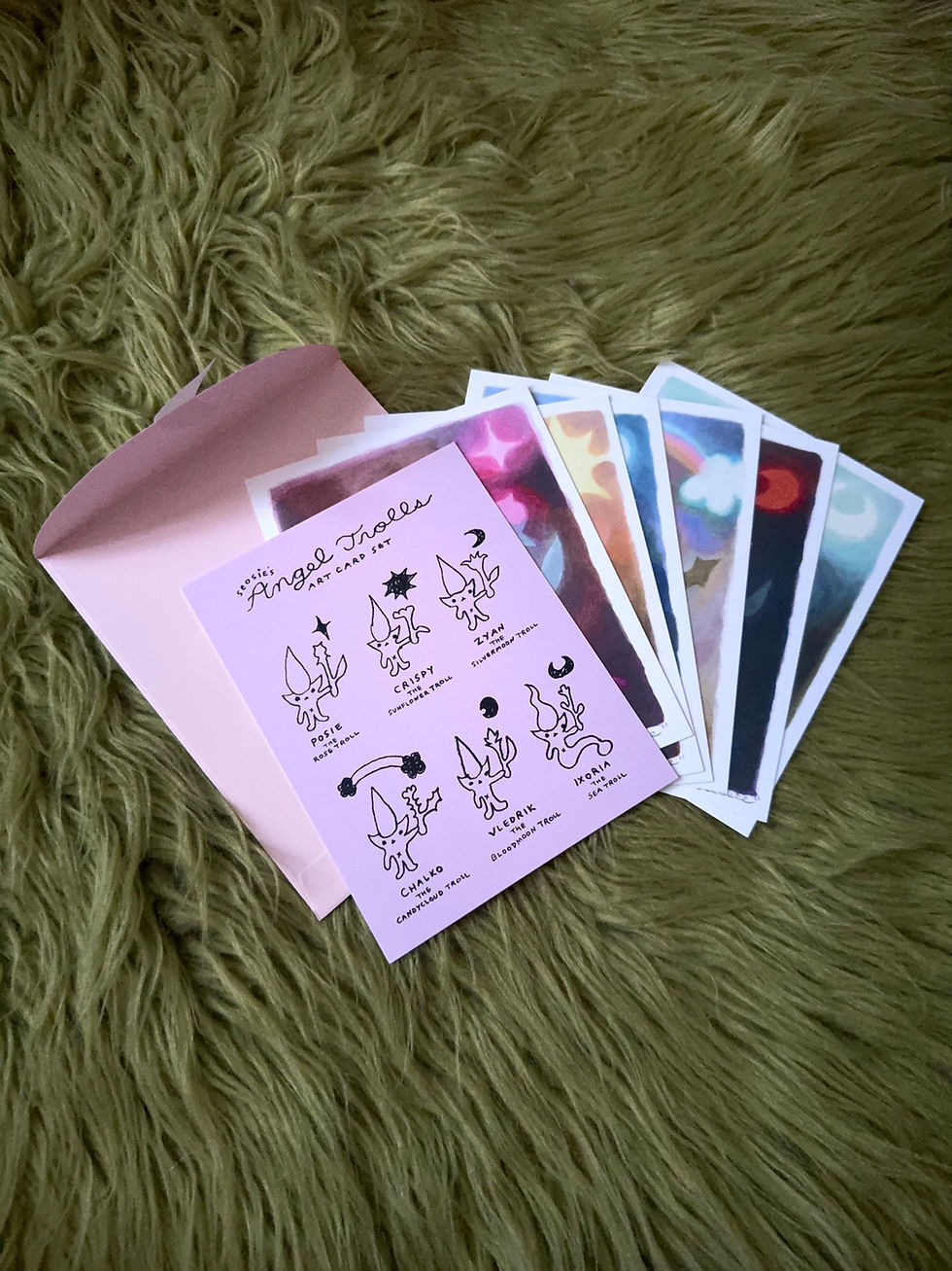 Thumbnail: Angel Trolls Print Set 