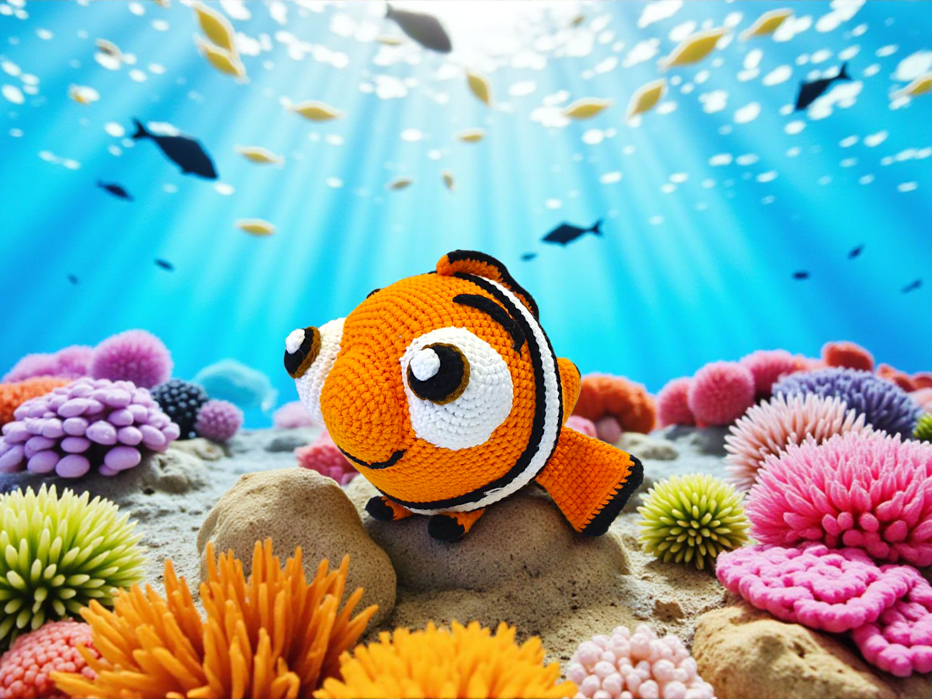 Crochet Nemo Fish Plush
