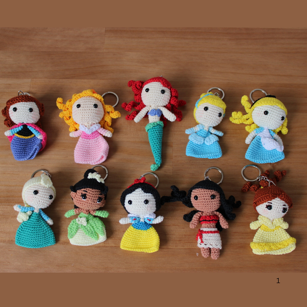 Thumbnail: Princess Inspired Keychains
