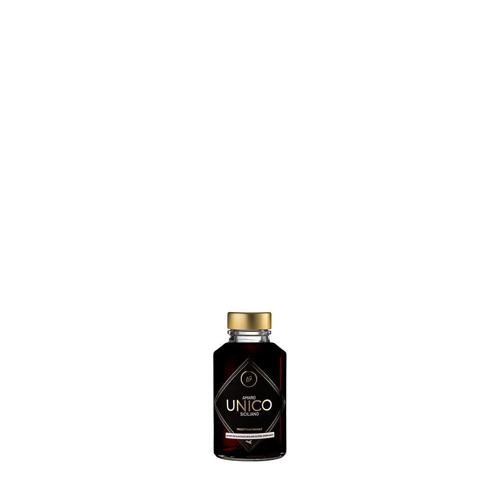 UNICO NERO Amaro Siciliano 10 cl MINI - 3 pz