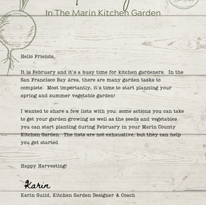 February Garden Tasks