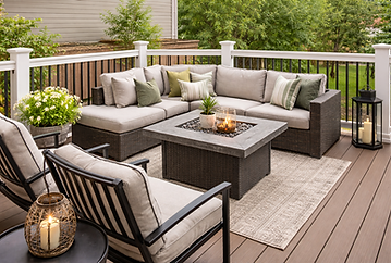 composite deck seating area Edmonton