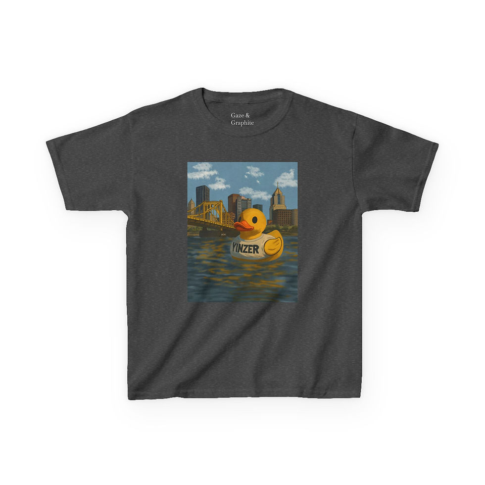 Thumbnail: Floatin' in the Burgh | Kid's T-shirt | Pittsburgh Duck Co.™ x Yinzer Duck™