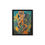Thumbnail: "Fractured Embrace" on Framed Canvas – Hand-Drawn Abstract Art Print (11x14)