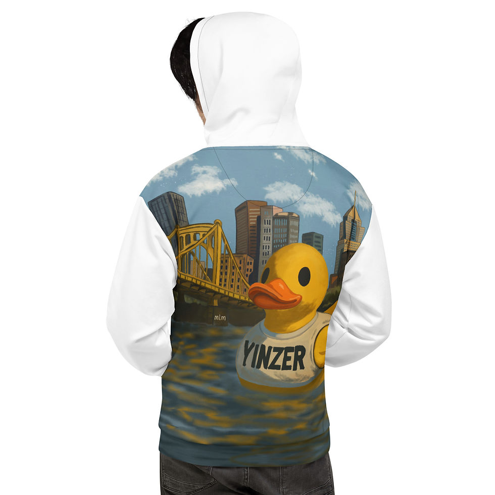 Thumbnail: Floatin in the Burgh | Hoodie | Pittsburgh Duck Co.™ x Yinzer Duck™