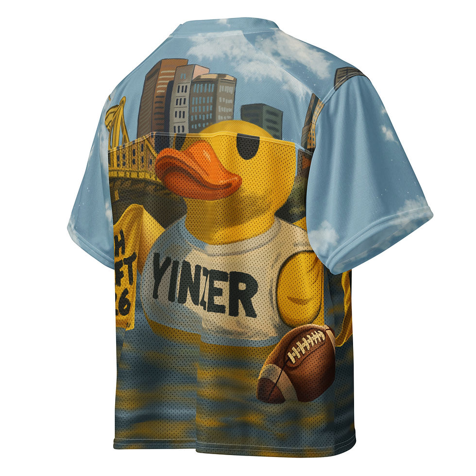 Thumbnail: Yinzer Draft: 2026 Football Jersey | Premium Streetwear | Gaze & Graphite